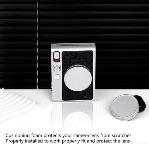 Dustproof Aluminum Alloy Portable Lens Cap, Waterproof Cover for Instax Mini EVO Camera Lens