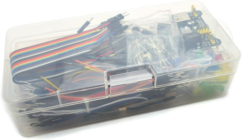 HJ Garden Electronic Component Assorted Kit for Arduino, Raspberry Pi, STM32, 830 Breadboard + Jumper + Power Module