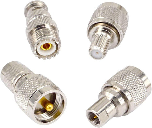 onelinkmore 20 Type Set UHF PL259 SO239 Mini UHF Adapter Kits UHF to SMA/BNC/MCX/FME/F/TNC/Mini UHF RF Coaxial Adapter