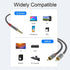 2RCA to 3.5mm Y Splitter, 1M 1/8 to RCA 2-Male Headphone Jack Auxiliary Cord for Smartphone, Tablet, HDTV