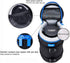 600mm 70-200mm 70-200mm 80-200mm 4.3x8.9 JJC Camera Lens Pouch Case for Canon RF EF Nikon Nikkor AF-S AF & More, Zipper