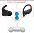Earbud Replacement Tips - Silicone Tips Compatible with Powerbeats Pro and Beats Wireless Earphones (4 Pairs Blue)