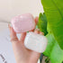 Olytop Cute Glitter Airpods Pro 2nd/1st Generation Case with Cleaner Pen, Pink Shell Pattern Cover for Women