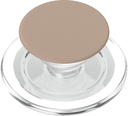 The Best Neutral Beige Designs Minimalist Neutral Cream Color Light Brown Line Art PopSockets PopGrip for MagSafe