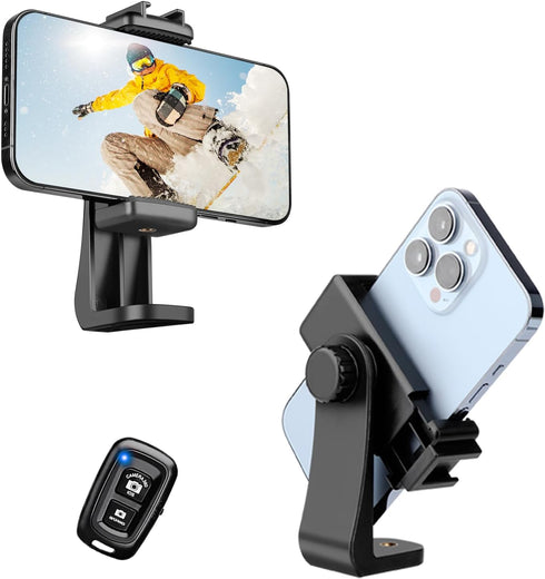 Victiv Phone Tripod Mount with Wireless Remote, Fits Any Smartphone, Rotates Vertical and