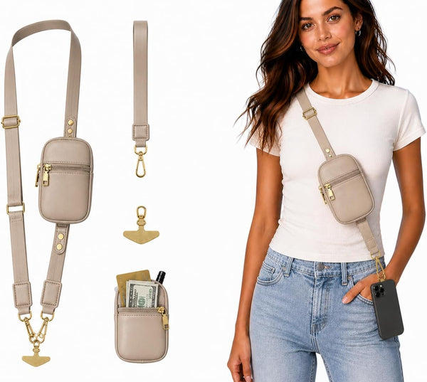 Borivilla Cell Phone Strap Crossbody Universal Phone Lanyard Adjustable Strap Compatible with Most