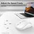 Inibak 2.4GHz 3 800/1200/1600 Wireless USB Mouse, Wireless Computer Mouse for Laptop, Mac, PC, Desktop, Office Use