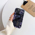Generic 15 Case for iPhone - Slim Fit Anti-Scratch Phone Case for Girl Women - Purple Gothic Raven Bird Bookshelf