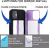 TORU CX PRO Wallet Case for iPhone 12 Mini, Shockproof Heavy Duty Cover with Hidden Card Holder