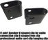 Kaeltsyn 2pcs Heavy Duty U Shaped Plate Hanging Speakers Connector Clip for Secure Wall Mount Clamp Professional Music