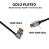 90 8K 18Gbps 2.1 8k@60Hz, 1080p, 3D, 0.5M) RIIEYOCA Degree Left Angle UHD HDTV Male to Mini HDTV Male Extended Coil