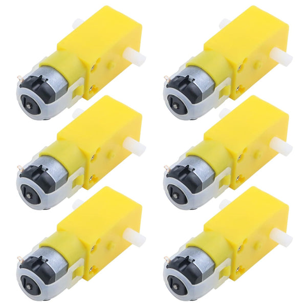 Antrader Gear Motor Dual Shaft 3-6V TT Motor for Smart Car Robot