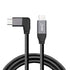 cablecc 10Gbps USB-C USB 3.1 Type C Gen2 Male Data Video Cable, 90 Degree Angled, 50cm with E-Marker