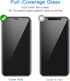 JETech 2-Pack One Touch Install Screen Protector for iPhone 11/XR 6.1", HD Clear Tempered Glass, Full Coverage, Auto