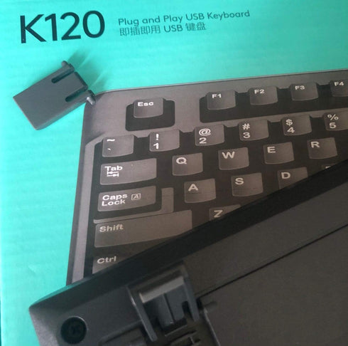 LZYDD Keyboard Stand Feet Legs for Logitech K120 USB Wired Keyboard, Black