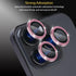 Camera Lens Protector for iPhone 15 Pro & Pro Max, Tempered Glass Lens Protector with Aluminum Alloy Ring