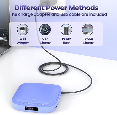 Desobry 1080P DVD Players for TV Mini DVD Player HDMI RCA Output HD All Region Free DVD CD Player with Remote Control