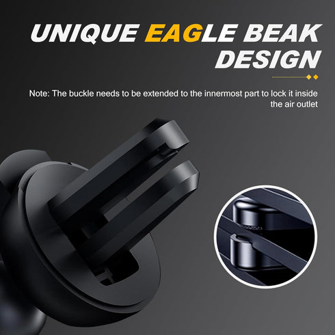lekiliky Air Vent Cell Phone Holder, Anti-Shake and Anti-Slip, Shock-absorbing & Noise-reducing Navigation Vent Mount