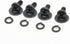ReplacementScrews M4 10mm 75x75mm 100x100mm VESA Compatible TV/Monitor Wall Mount Screws for and Brackets. Metric