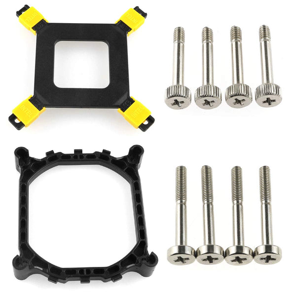 ZRM&E Desktop Computer Snap CPU Heat Sink Bracket, 115X 1366 Mounting Bracket Holder Base Kit for Motherboard