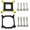 ZRM&E Desktop Computer Snap CPU Heat Sink Bracket, 115X 1366 Mounting Bracket Holder Base Kit for Motherboard