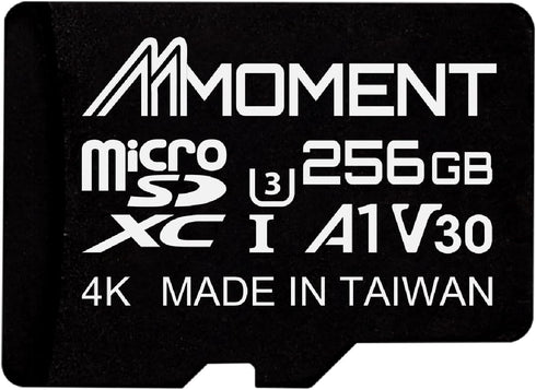 MMOMENT 256GB Micro SDXC Card, MM13 Jolly, A1, UHS-I, U3, V30, Class 10