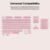 EPOMAKER Set 123 61/68/84/87/98/100/104-Key Lusterfly Jelly Keycaps - Keys Double-Shot Laser Engraved, MDA Profile