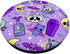 Halloween Doodle Vintage Witchy Coffee Magical Crystal Ball PopSockets PopGrip: Swappable Grip for Phones & Tablets