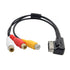 cablecc AMI MMI to 3 RCA Audio Video Cable, Female DVD Video and Audio Input for Audi A1 A7 A8 VW