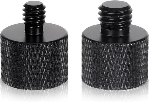 Xthrotsenk 2pcs 1/4 to 3/8 & 3/8 to 1/4 Camera Tripod Adapter Tripod