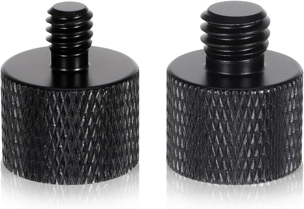 Xthrotsenk 2pcs 1/4 to 3/8 & 3/8 to 1/4 Camera Tripod Adapter Tripod
