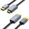 BENFEI 4K DisplayPort to HDMI 6 Feet Cable 2 Pack[Aluminum Shell, Nylon