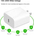USB C Fast PD Wall Charger Block 20W for Lightning Cable, Quick Power Charging Adapter Compatible with iPad, iPhone 11,