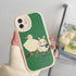 Casechics iPhone 14 Pro Case - Cute Kawaii Bunny Duck, Soft Shockproof PU Leather, Bumper & Camera Lens Protection