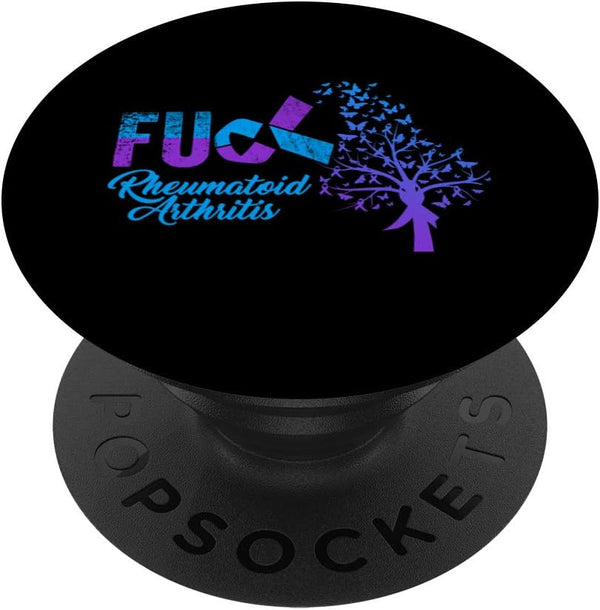 Rheumatoid Arthritis Support PopSockets Swappable PopGrip, Family Warrior Design