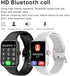 Smart Watch for Men Women Kids, 2.09" Touch Screen Fitness Tracker Smartwatch with Call/SMS/Sleep Monitor, Black