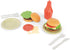 Dantoy: BIO Burger - 19 Piece Play Food Playset, Plates & Utensils,