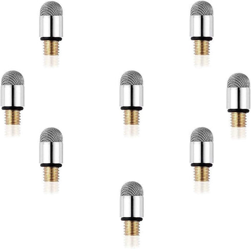 StylusHome Replacement Fiber Tips - 8 Pcs for StylusHome Magnetic Disc Universal Stylus Pens Only