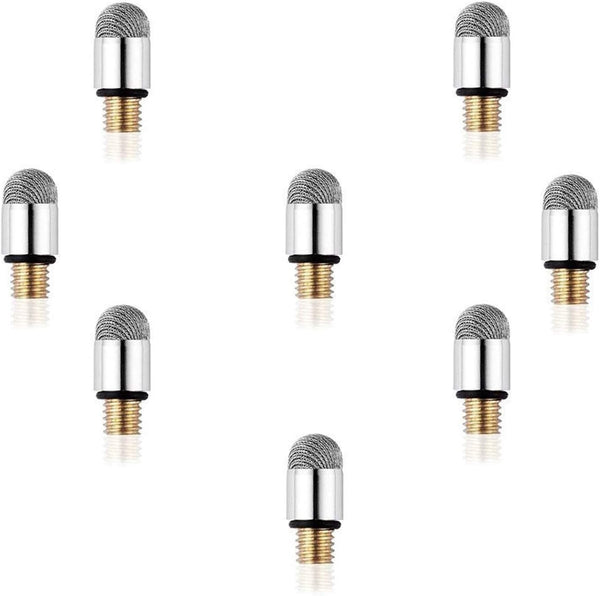 StylusHome Replacement Fiber Tips - 8 Pcs for StylusHome Magnetic Disc Universal Stylus Pens Only