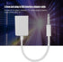 WERPOWER 3.5mm Player/MP3/Computer/TV USB to AUX Adapter, Stereo Male Aux Audio Plug Jack to USB Female Adapter