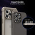 Tensea Camera Lens Protector for iPhone 15 Pro/Pro Max, 9H Tempered Glass, Metal Ring, 6.1" & 6.7" 2023.