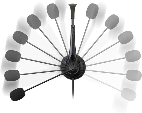 Aluratek Wired USB Stereo Headset with Noise Reducing Boom Mic, In-Line Controls for Distance Learning & Gaming