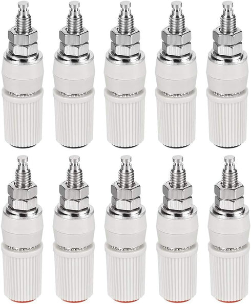 uxcell 5 Pairs Binding Post Terminal, M5 Thread Power Amplifier Speaker Connector, 1.85-inch Length