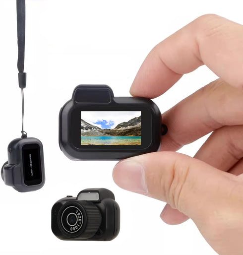 Gugxiom Mini Keychain Camera, 1080P 2MP Mini Thumb Sized Camera Keychain, Micro Video