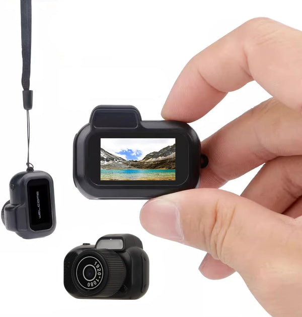 Gugxiom Mini Keychain Camera, 1080P 2MP Mini Thumb Sized Camera Keychain, Micro Video