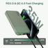 NOBIS Portable Charger 10000mAh Power Bank, 35W Fast Charging with C to C Cable and Digital Display for iPhone, iPad,