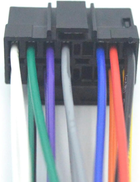 TNNOKL 16 Pin Plugs Car Stereo Radio Music Player Cable Player Adapter Wiring Harness Connector Replacement Essential