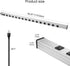 Long Heavy Duty Power Strip, 16 Outlet Metal Power Strip with 6FT Cord, 15A, 125V