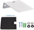 MECCANIXITY Floating Speaker Shelves, Metal Wall Support for Studio Monitor Speaker, Pack of 2 (White)