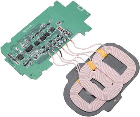 Wireless Charger Transmitter Module, 5V 2A DIY 3 Coils Wireless Charging Module for All Qi Standard Phones